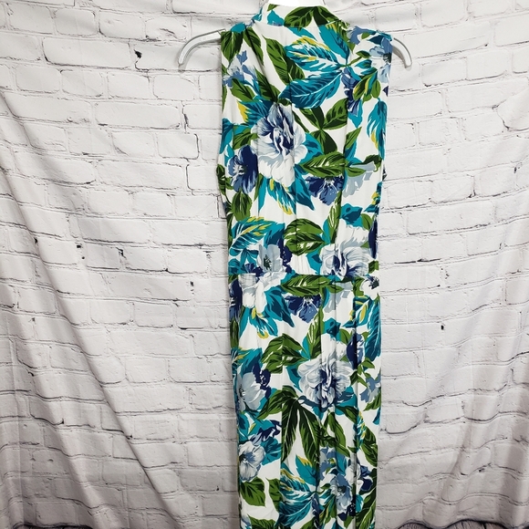 Vintage Carol Andersson Sleeveless Tropical Print Dress - Picture 2 of 7